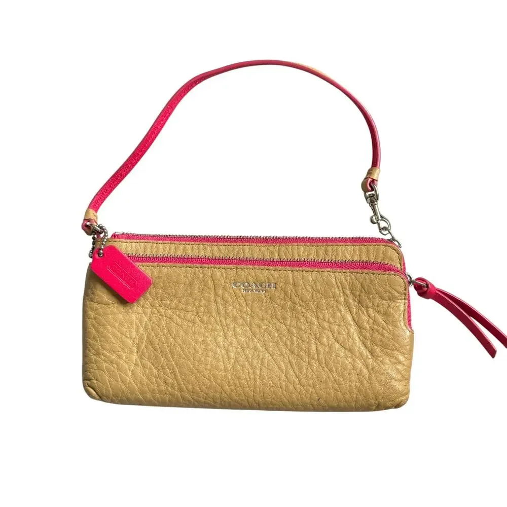 Coach soft pebbled